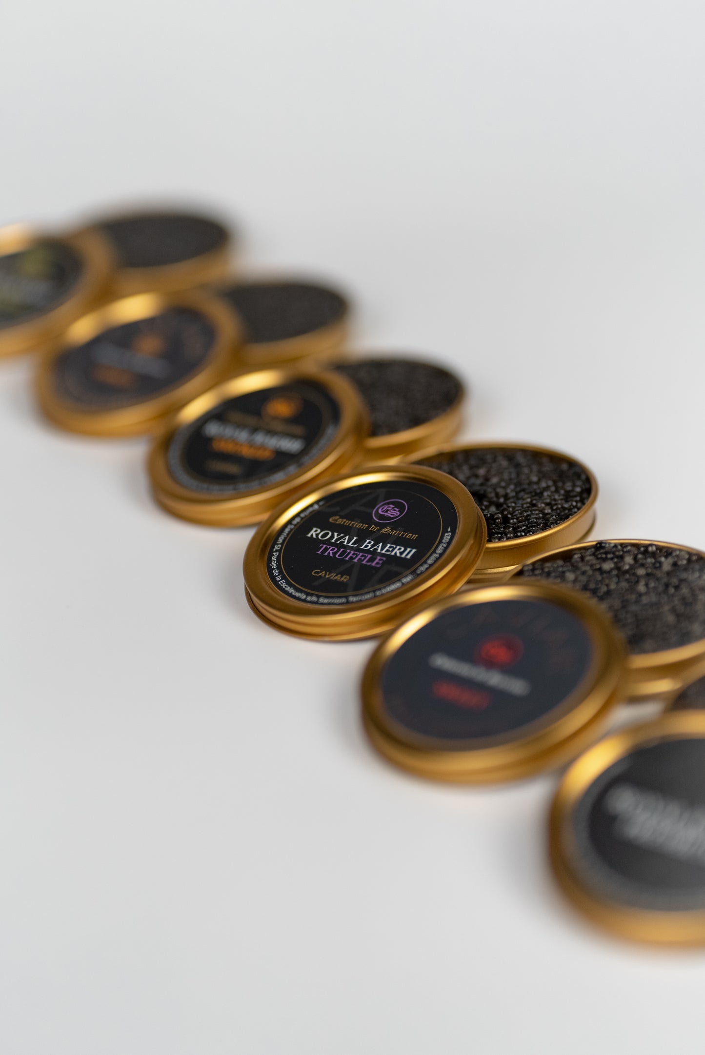 5-Flavor Caviar Tasting Set – 10g Jars